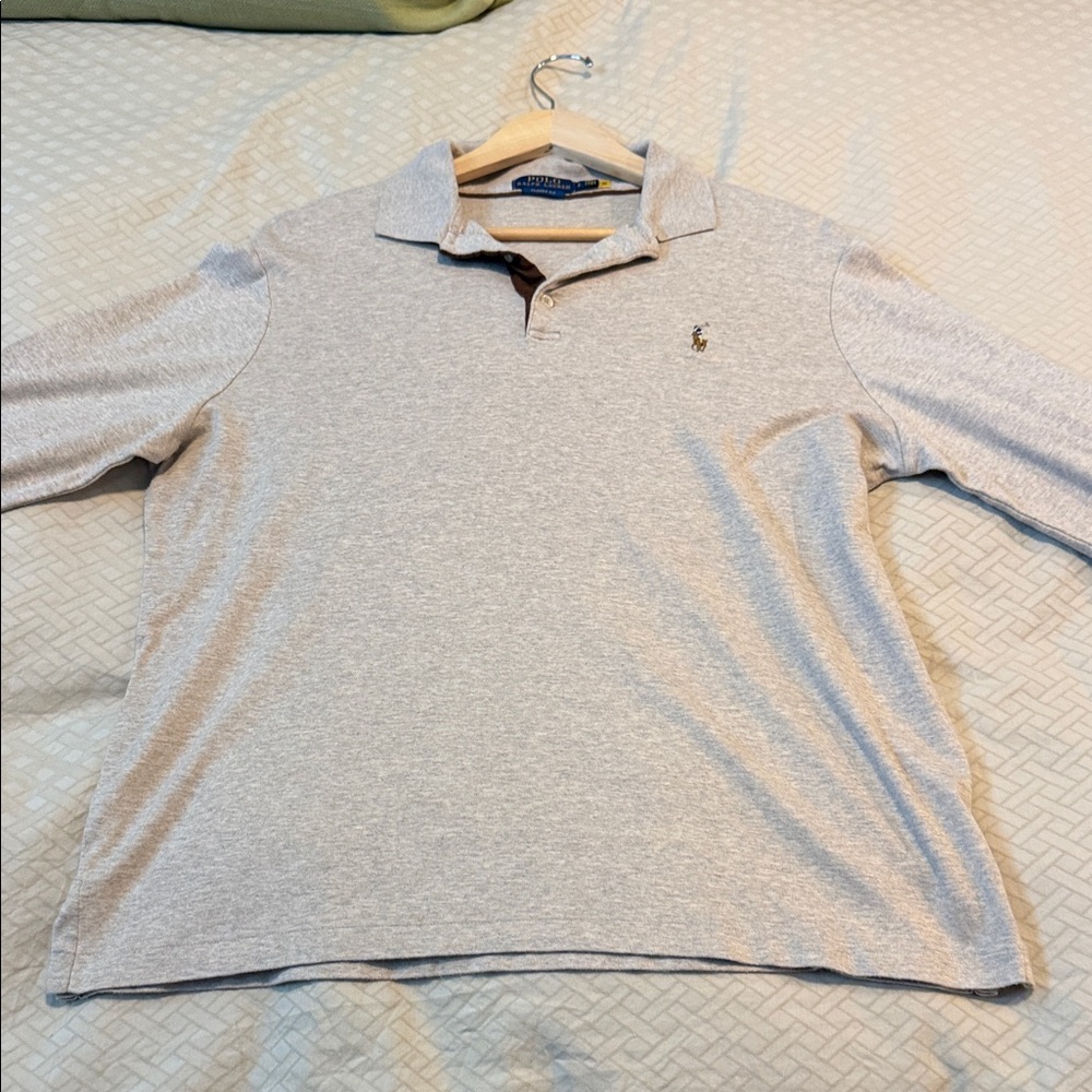 Polo by Ralph Lauren Men's Light Beige Polo Shirt